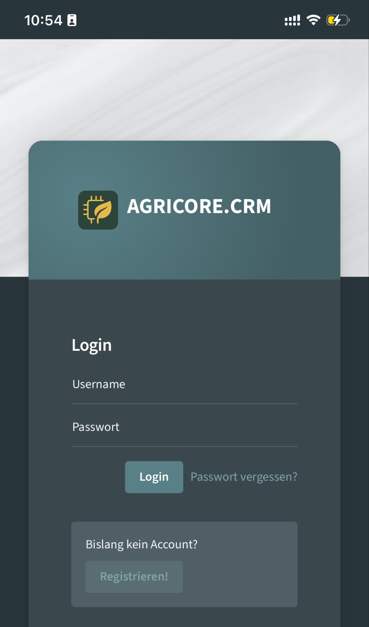 AGRICORE.CRM Login
